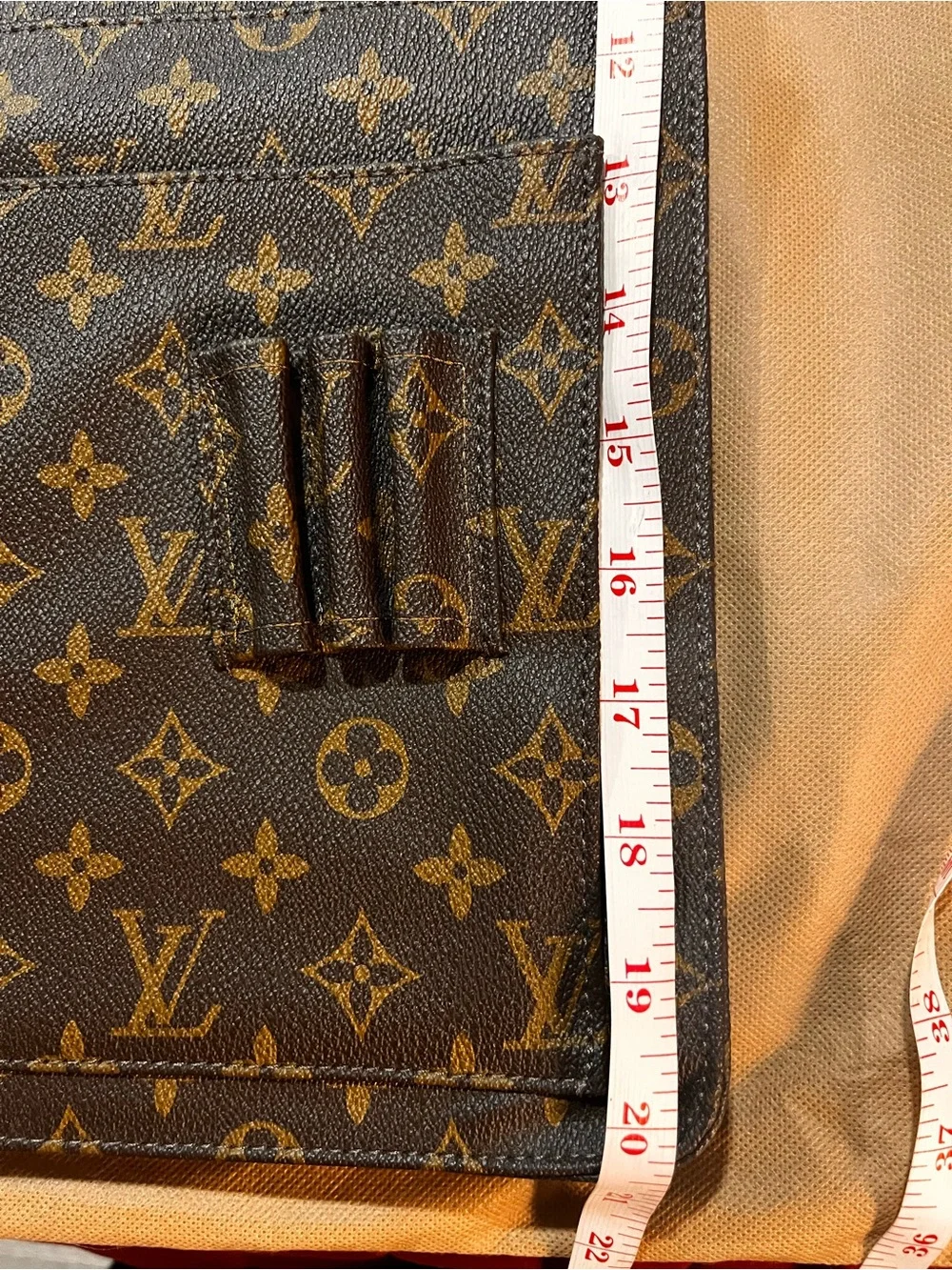 Authentic Louis Vuitton Monogram File Portfolio / Document Organizer